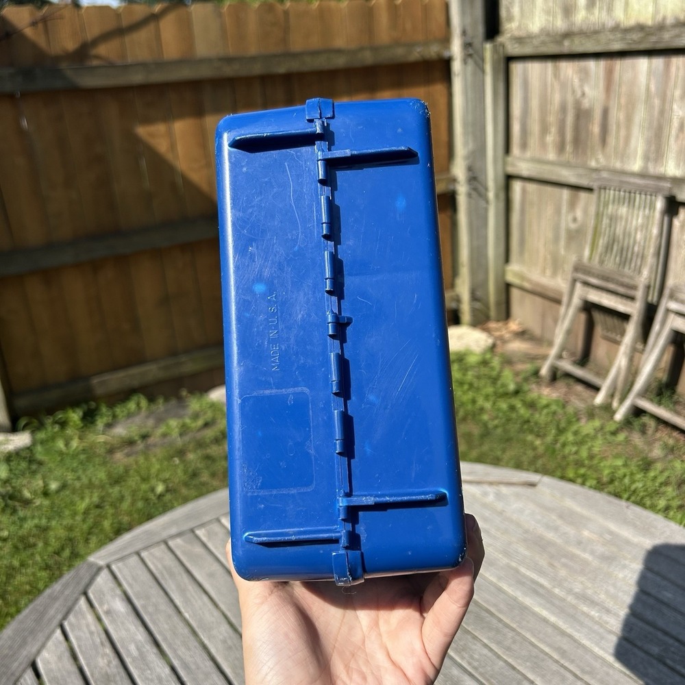 Max Steel Vintage Plastic Lunch box‎  2001 Blue - Picture 7 of 9